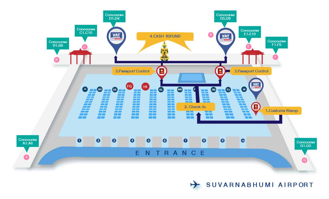 Аэропорт бангкок схема суварнабхуми